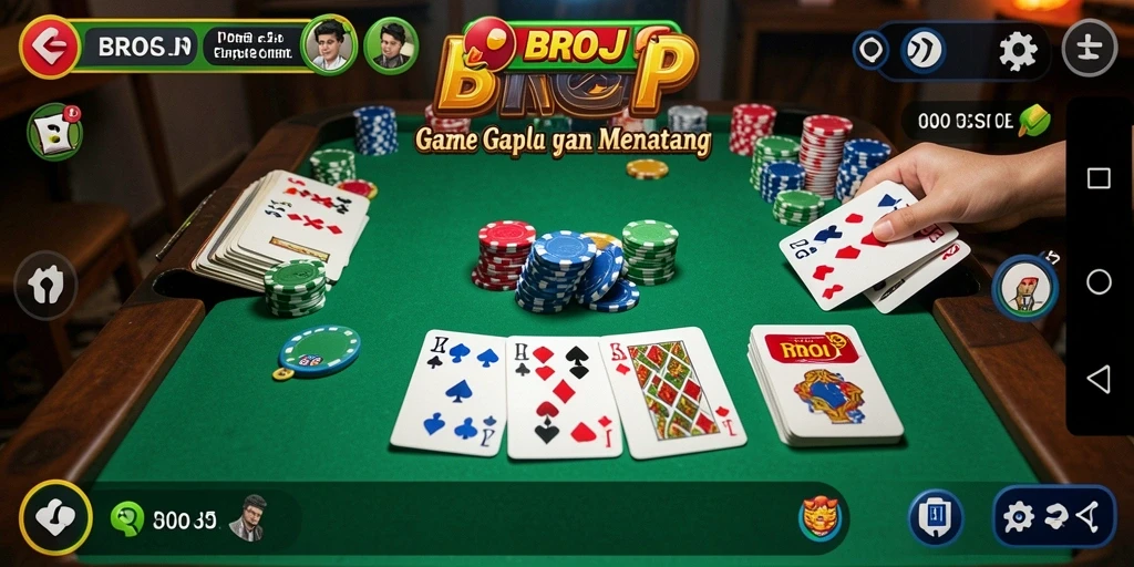 Tampilan gameplay Gaple yang menarik dan interaktif.