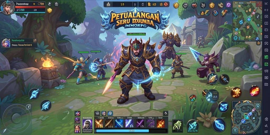 Gameplay menarik dalam C789 yang menampilkan pertarungan epik di dunia MMORPG.