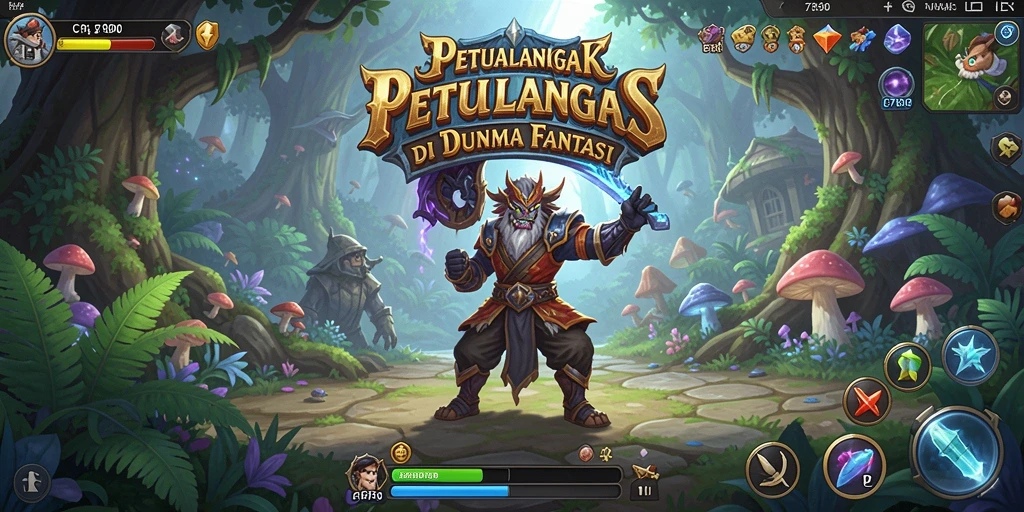 Screenshot C7890 menunjukkan gameplay RPG yang mendebarkan dan menarik.