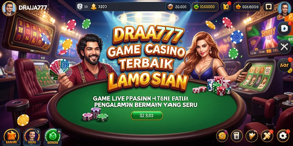 Tampilan gameplay Live Casino yang mendebarkan dan interaktif.