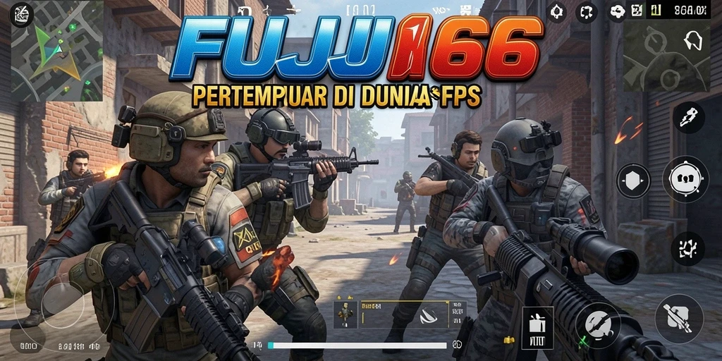 Screenshot gameplay FUJI66 yang menampilkan aksi tembak-menembak yang intens.