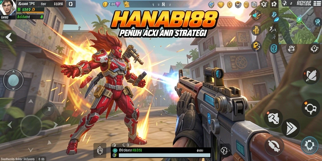 Tangkapan layar utama dari gameplay seru HANABI88.