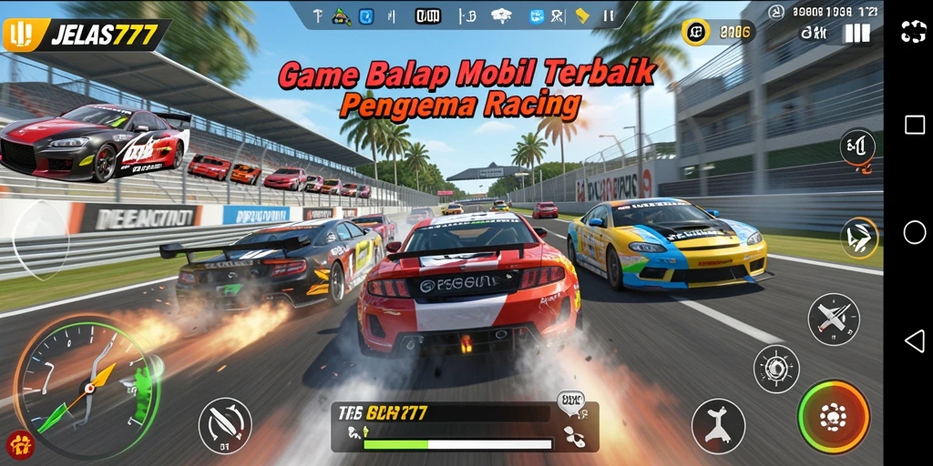 Gameplay seru dan mendebarkan dalam balapan mobil JELAS777