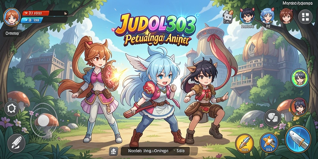 Antusiasme gameplay yang penuh warna dalam JUDOL303.