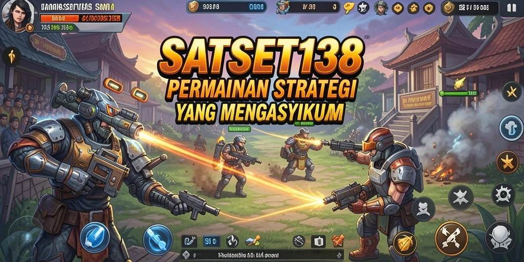 Screenshot gameplay SATSET138 yang penuh aksi strategi.