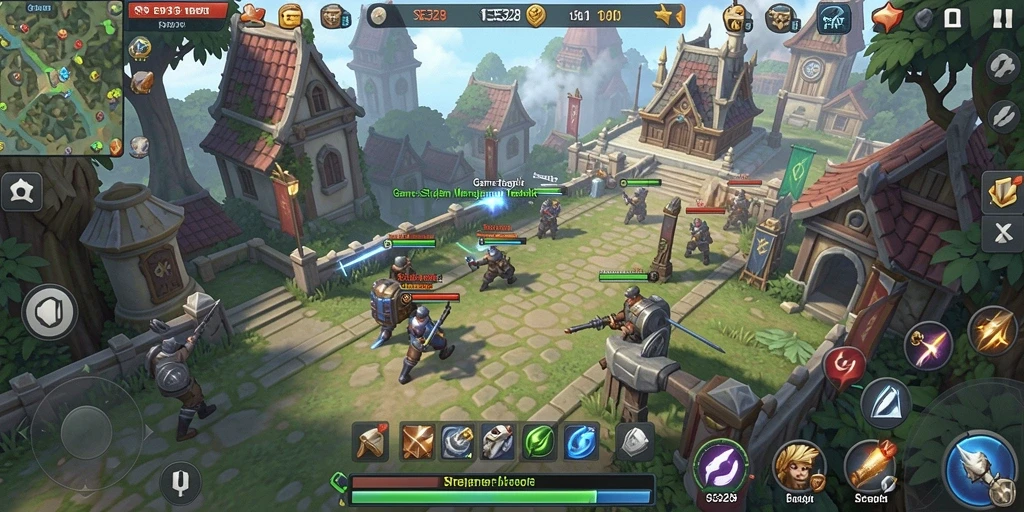 Screenshot SE328 menampilkan pertempuran strategi yang mendebarkan.