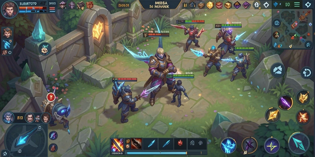 Tampilan seru gameplay SUBURTOTO dengan pertarungan epik.
