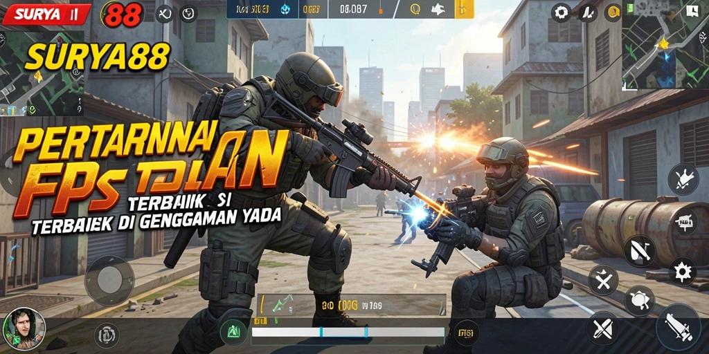 Tampilan gameplay seru dan mendebarkan di SURYA88.