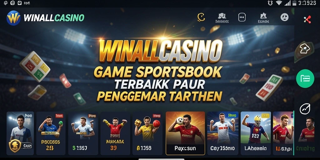 Tampilan gameplay Sportsbook yang menarik dan interaktif.